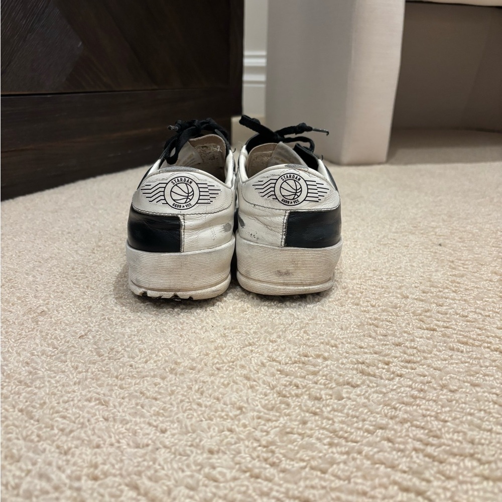 Golden Goose Stardan- Black and White Star Sneakers - Picture 9 of 9